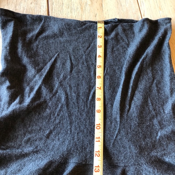 Cowl neck sweater, gray , Large, ladies, - Picture 6 of 6